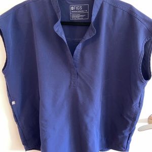 FIGS Rafaela scrub top XL navy